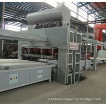 MDF/Plywood/Particle Board Short Cycle Melamine Lamination Hot Press Production Line